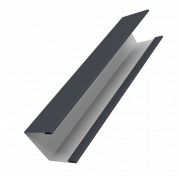 Крышка жалюзи Milan Slim 0,5 Drap TX RAL 7024 мокрый асфальт (3м)