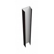 Крепежная планка нижняя Texas 0,45 Drap TX RAL 9005 черный (2м)