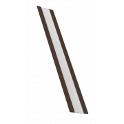 Крепежная планка жалюзи Milan,Tokyo 0,5 Drap TX RAL 8017 шоколад (2,5м)