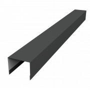 Крышка жалюзи Palermo 0,45 Drap TX RAL 7016 антрацитово-серый (2,5м)