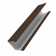 Крышка жалюзи Milan Slim 0,45 Drap TX RAL 8017 шоколад (2,5м)