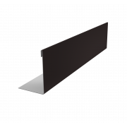 Нащельник 150 Texas 25х35 0,5 Drap TX RAL 9005 черный (L1,8)