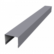 Крышка жалюзи Palermo 0,45 Drap TX RAL 7004 сигнальный серый (2м)