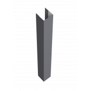 Стойка жалюзи Texas 0,45 Drap TX RAL 7004 сигнальный серый (1,8м)