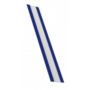 Крепежная планка жалюзи Milan,Tokyo 0,45 PE с пленкой RAL 5002 ультрамариново-синий (2м)