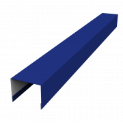 Крышка жалюзи Palermo 0,45 PE с пленкой RAL 5002 ультрамариново-синий (2м)