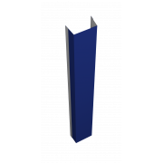 Крепежная планка верхняя Texas 0,45 PE с пленкой RAL 5002 ультрамариново-синий (2м)