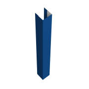 Стойка жалюзи Texas 0,45 PE с пленкой RAL 5005 сигнальный синий (2м)