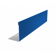 Нащельник 150 Texas 25х35 0,45 PE с пленкой RAL 5005 сигнальный синий (L1,8)