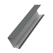 Крышка жалюзи Milan,Tokyo 0,45 PE с пленкой RAL 7005 мышино-серый (3м)