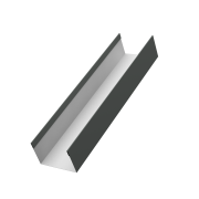 Стойка жалюзи Milan,Tokyo 0,45 PE с пленкой RAL 7005 мышино-серый (3м)