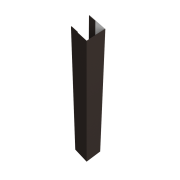 Стойка жалюзи Texas 0,45 PE с пленкой RR 32 темно-коричневый (1,8м)