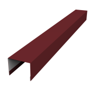 Крышка жалюзи Palermo 0,7 PE с пленкой RAL 3005 красное вино (3м)