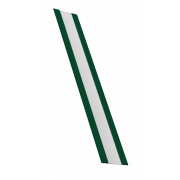 Крепежная планка жалюзи Milan,Tokyo 0,7 PE с пленкой RAL 6005 зеленый мох (3м)