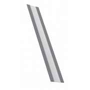 Крепежная планка жалюзи Milan,Tokyo 0,7 PE с пленкой RAL 7004 сигнальный серый (2,5м)