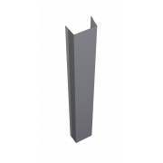 Крепежная планка верхняя Texas 0,7 PE с пленкой RAL 7004 сигнальный серый (2,5м)