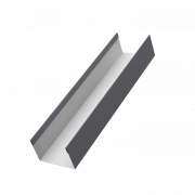 Стойка Milan,Tokyo 0,7 PE с пленкой RAL 7004 сигнальный серый (1,8м)