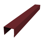 Крышка жалюзи Palermo 0,45 PE-Double с пленкой RAL 3005 красное вино (2,5м)