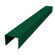 Крышка жалюзи Palermo 0,45 PE-Double с пленкой RAL 6005 зеленый мох (3м)