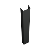 Крепежная планка верхняя Texas 0,45 PE-Double с пленкой RAL 7016 антрацитово-серый (1,8м)
