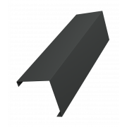 Декоративная накладка на столб универсальная угловая 60х60 для забора жалюзи 0,45 PE-Double с пленкой RAL 7016 антрацитово-серый (2,5м)
