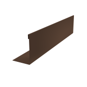 Нащельник 150 Texas 25х35 0,45 PE-Double с пленкой RAL 8017 шоколад (L2,0)