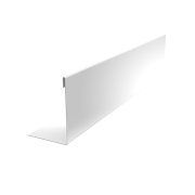 Нащельник 125 Texas 25х35 0,45 PE-Double с пленкой RAL 9003 сигнальный белый (L1,8)