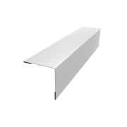 Планка завершающая 50х50 жалюзи Milan 0,45 PE-Double с пленкой RAL 9003 сигнальный белый (2,5м)