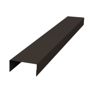 Крышка 30х20 жалюзи Texas 0,45 PE-Double с пленкой RR 32 темно-коричневый (2,5м)