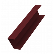 Крышка жалюзи Milan,Tokyo 0,45 PE-Double с пленкой RAL 3005 красное вино (2,5м)