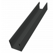 Стойка жалюзи Milan Slim 0,45 PE-Double с пленкой RAL 7016 антрацитово-серый (3м)