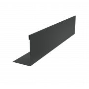 Нащельник 125 Texas 25х35 0,45 PE-Double с пленкой RAL 7016 антрацитово-серый (L1,5)