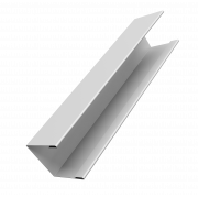 Крышка жалюзи Milan Slim 0,45 PE-Double с пленкой RAL 9003 сигнальный белый (3м)