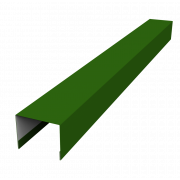 Крышка жалюзи Palermo 0,45 PE с пленкой RAL 6002 лиственно-зеленый (3м)