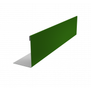 Нащельник 150 Texas 25х35 0,45 PE с пленкой RAL 6002 лиственно-зеленый (L1,8)