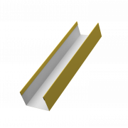 Стойка жалюзи Milan,Tokyo 0,45 PE с пленкой RAL 1018 цинково-желтый (2м)