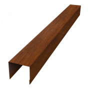 Стойка боковая крепежная для забора жалюзи Palermo 0,45 Print-Double Premium с пленкой Golden Wood Fresh (2м)