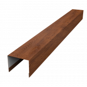 Крышка для забора жалюзи Palermo 0,45 Print-Double Premium с пленкой Golden Wood Fresh (3м)