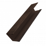 Крышка жалюзи Milan Slim 0,45 Print Elite с пленкой Antique Wood TwinColor (2,5м)