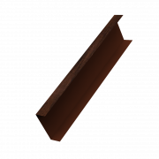 Декоративная накладка на столб универсальная 60х60 для забора жалюзи 0,45 Print Elite с пленкой Cherry Wood TwinColor (2,5м)