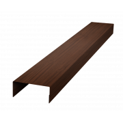 Крышка 30х15 жалюзи Texas 0,45 Print Elite с пленкой Choco Wood TwinColor (3м)