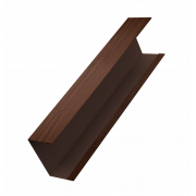 Крышка жалюзи Milan, Tokyo (для калиток, ворот) 0,45 Print Elite с пленкой Choco Wood TwinColor (2м)