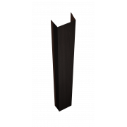 Крепежная планка верхняя Texas 0,45 Print Elite с пленкой Coffee Wood TwinColor (2,5м)