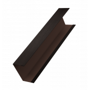 Крышка жалюзи Milan,Tokyo 0,45 Print Elite с пленкой Coffee Wood TwinColor (2,5м)