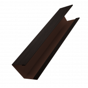 Крышка жалюзи Milan Slim 0,45 Print Elite с пленкой Coffee Wood TwinColor (2,5м)