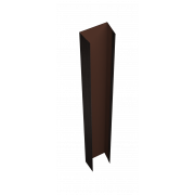 Крепежная планка нижняя Texas 0,45 Print Elite с пленкой Coffee Wood TwinColor (1,8м)