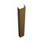 Крепежная планка верхняя Texas 0,45 Print Elite с пленкой Honey Wood TwinColor (2м)