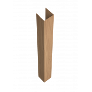 Стойка Texas для калиток и ворот 0,45 Print Elite с пленкой Honey Wood TwinColor (2,5м)