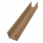 Стойка жалюзи Milan Slim 0,45 Print Elite с пленкой Honey Wood TwinColor (2,5м)