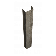 Крепежная планка верхняя Texas 0,45 Print Elite с пленкой Nordic Wood TwinColor (2,5м)